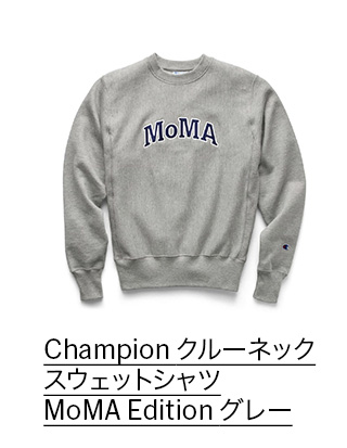 Champion クルーネックスウェットシャツ MoMA Edition グレー L
