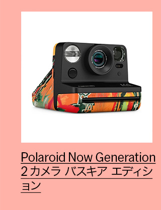 Polaroid Now Generation2 カメラ バスキア エディション