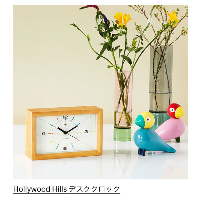 Hollywood Hills デスククロック