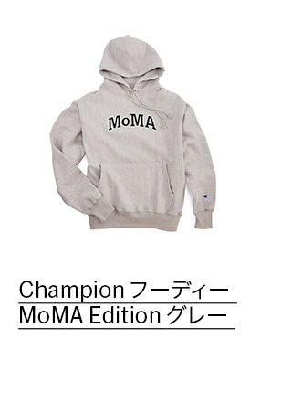 Champion フーディー MoMA Edition グレー