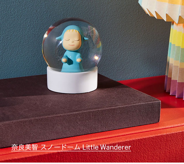 奈良美智 スノードーム Little Wanderer ブルー