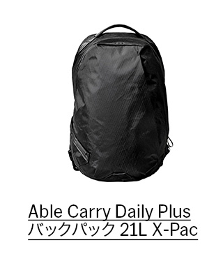 Able Carry Daily Plus バックパック 21L X-Pac ブラック