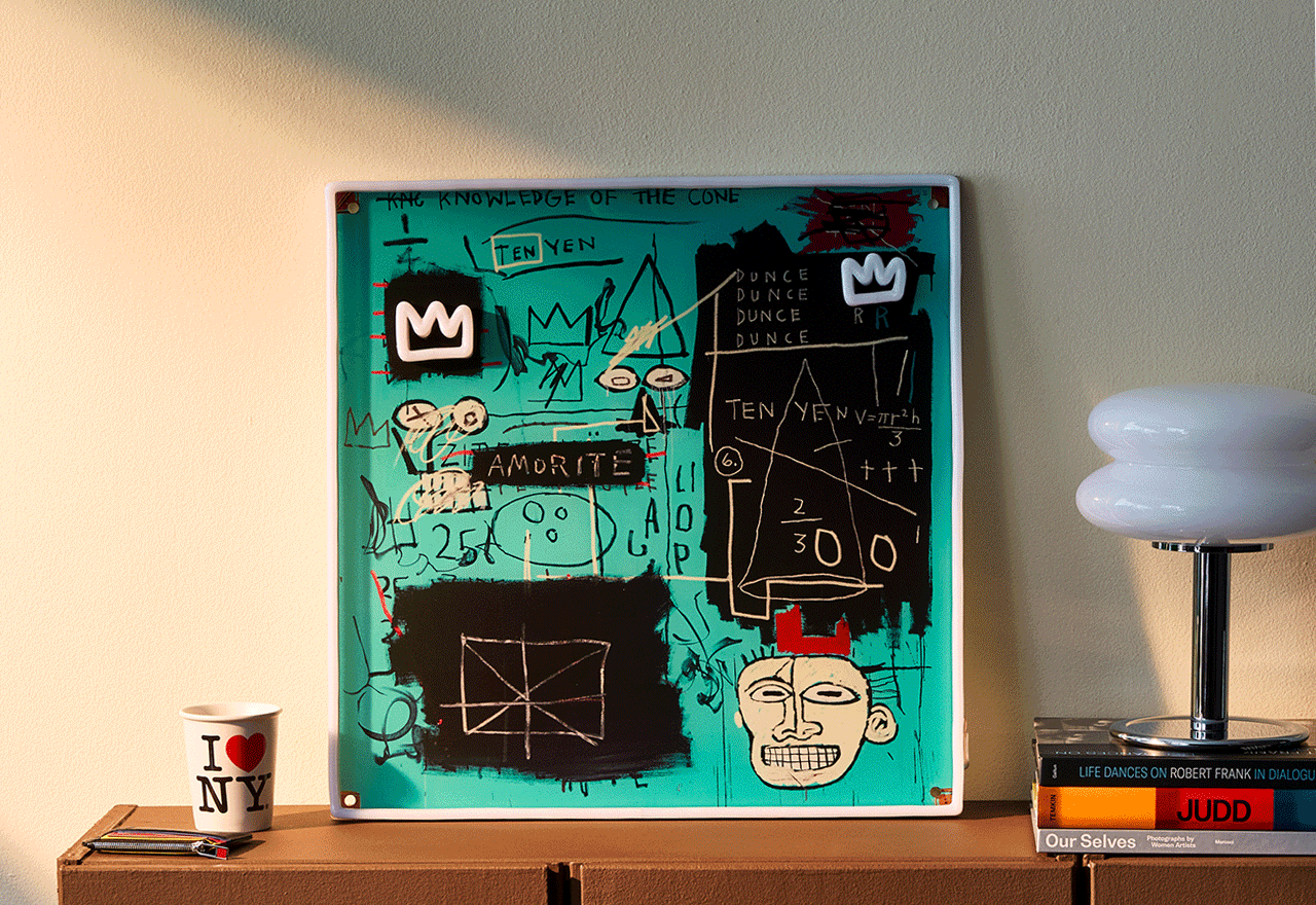 バスキア Equals Pi ネオンサイン