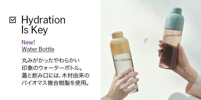 Water Bottle Green x Coral