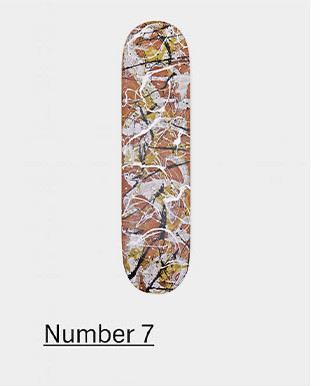 ジャクソン・ポロック：Number 7 スケートボード
