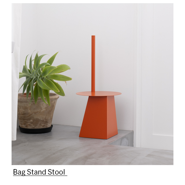 Bag Stand Stool バーミリオン