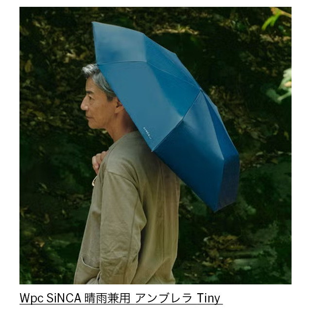 SiNCA  晴雨兼用アンブレラ 折りたたみ Tiny ネイビー