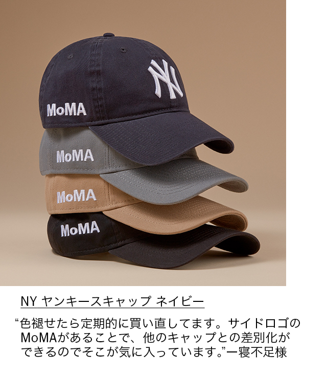 NY ヤンキースキャップ ネイビー MoMA Edition