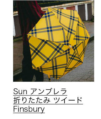 Anatole Sun アンブレラ 折りたたみ ツイード Finsbury