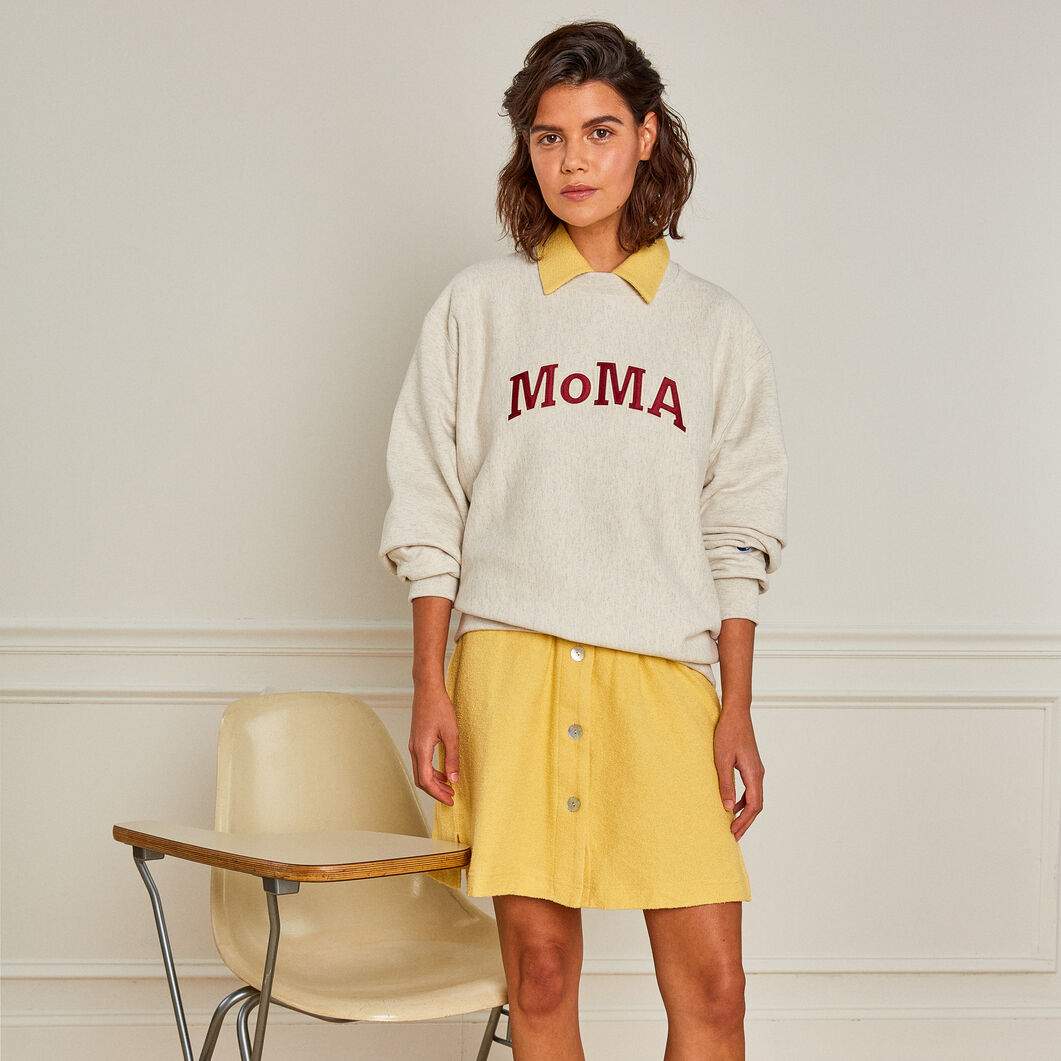 Champion クルーネックスウェットシャツ MoMA Edition