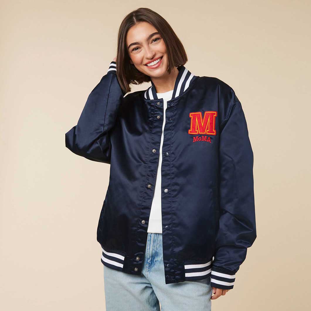 MoMA Champion Satin Bomber WPbg L