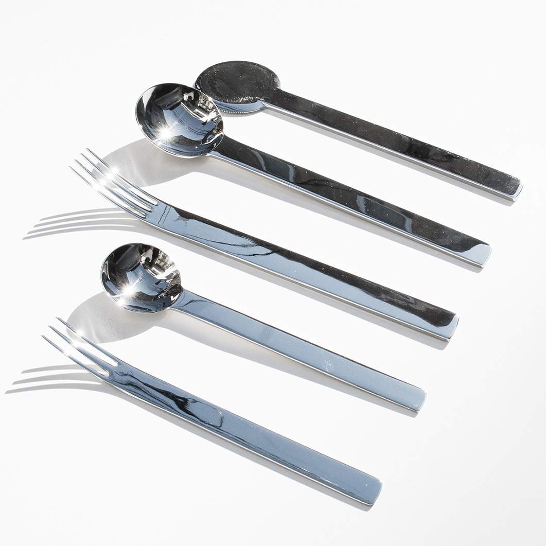 TI‐1 カトラリーセット ミラー加工 5pcs：キッチン  ダイニング