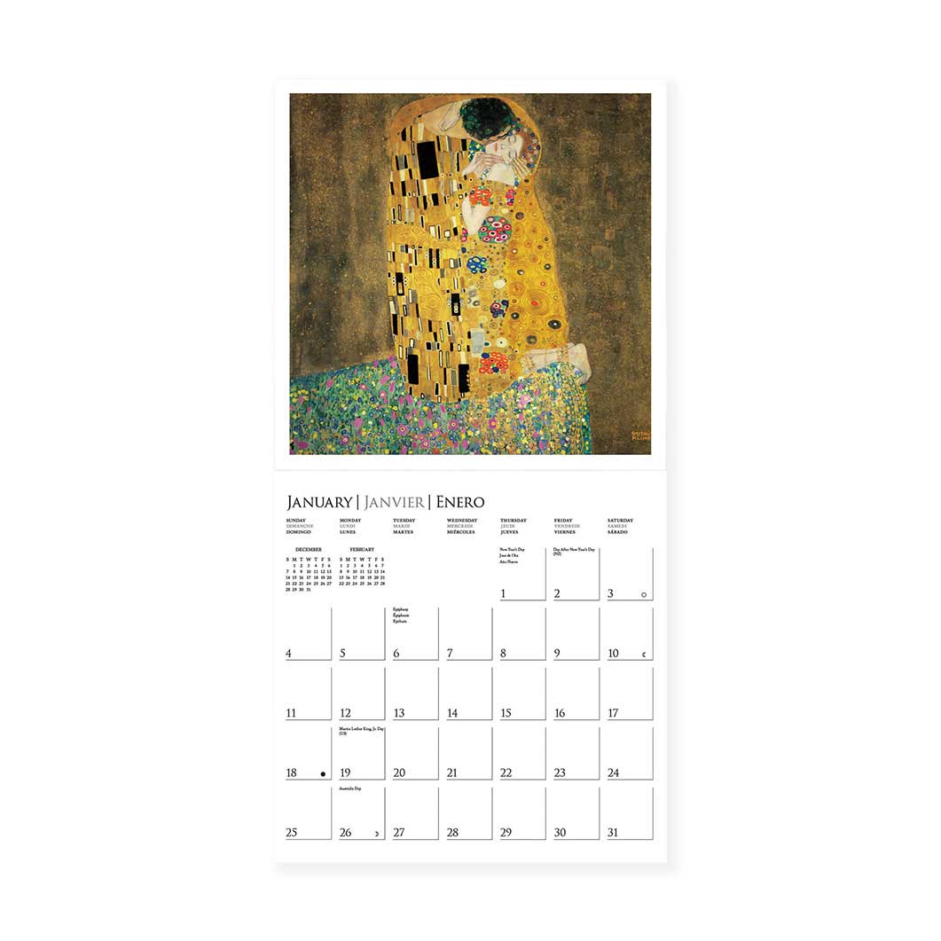 Gustav Klimt ウォール カレンダー 2026