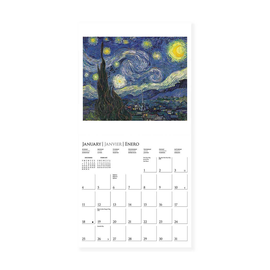 Vincent van Gogh ウォール カレンダー 2026