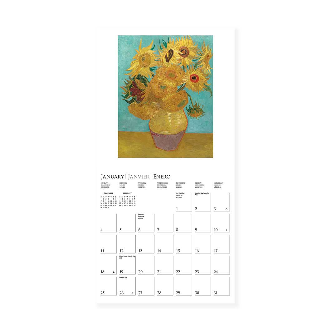 Vincent van Gogh ミニ カレンダー 2026