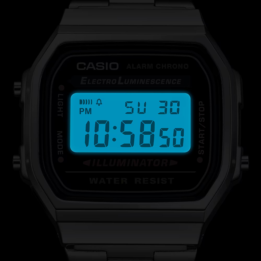 Casio �f�W�^���E�H�b�` �V���o�[