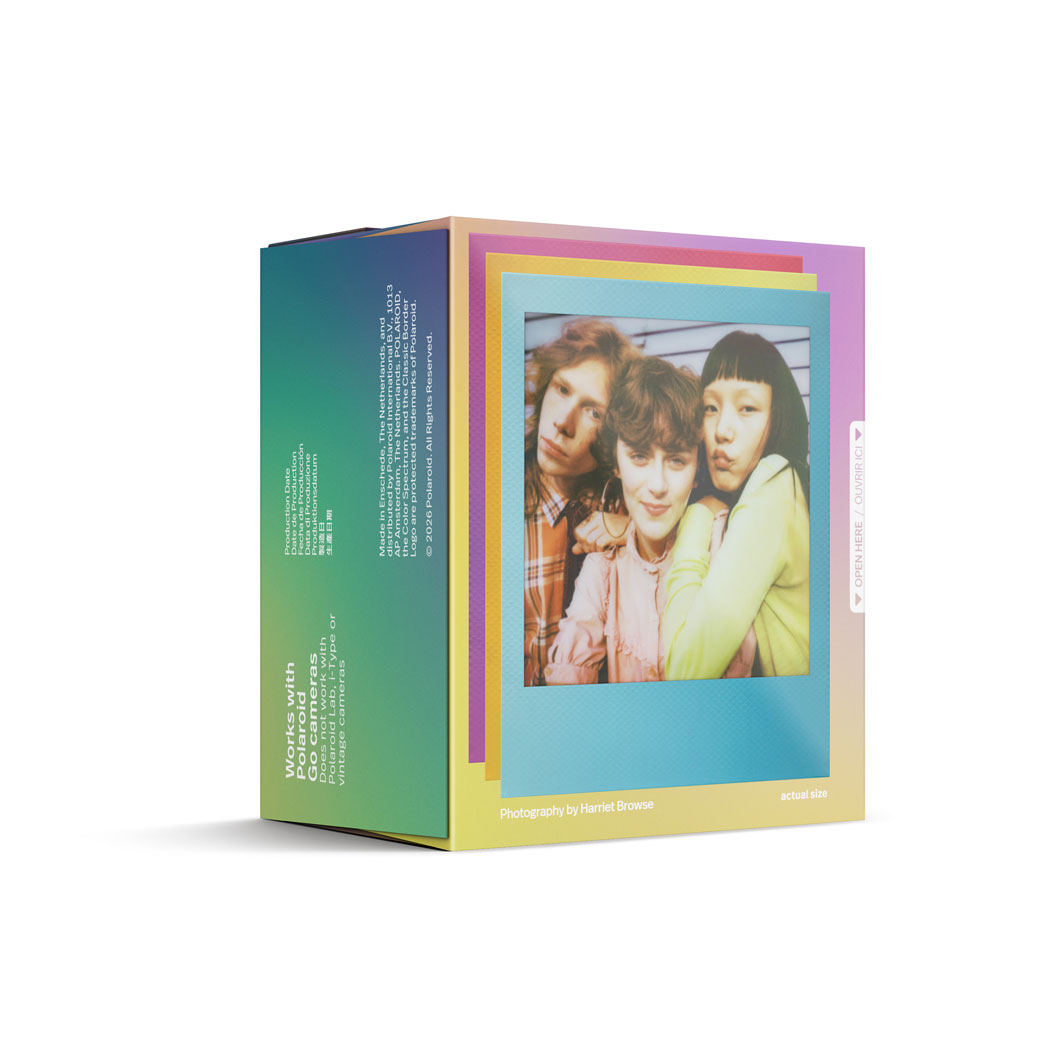 Polaroid Go �J���[�t�B���� �_�u���p�b�N �O���f�[�V�����t���[��