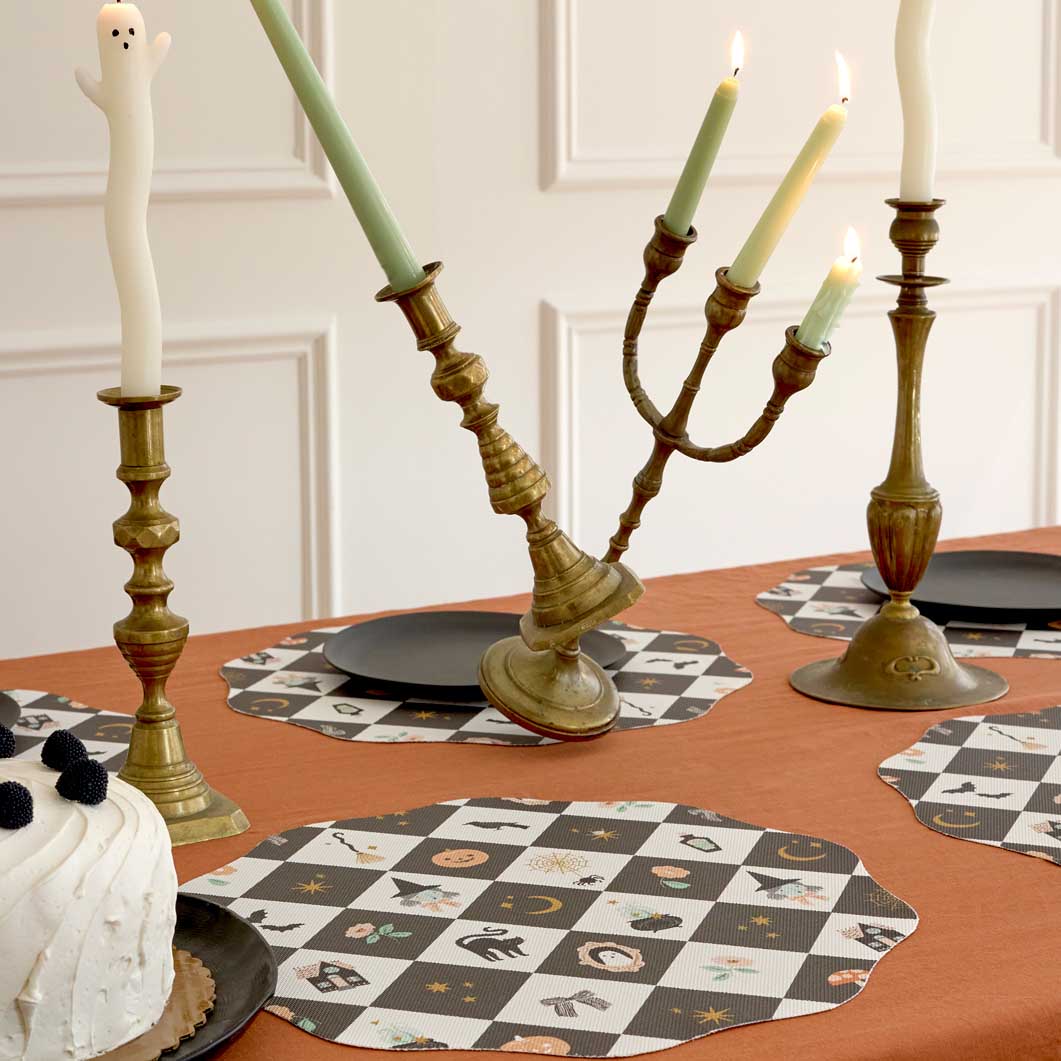 Meri Meri x Chilewich �v���[�X�}�b�g Patchwork Halloween