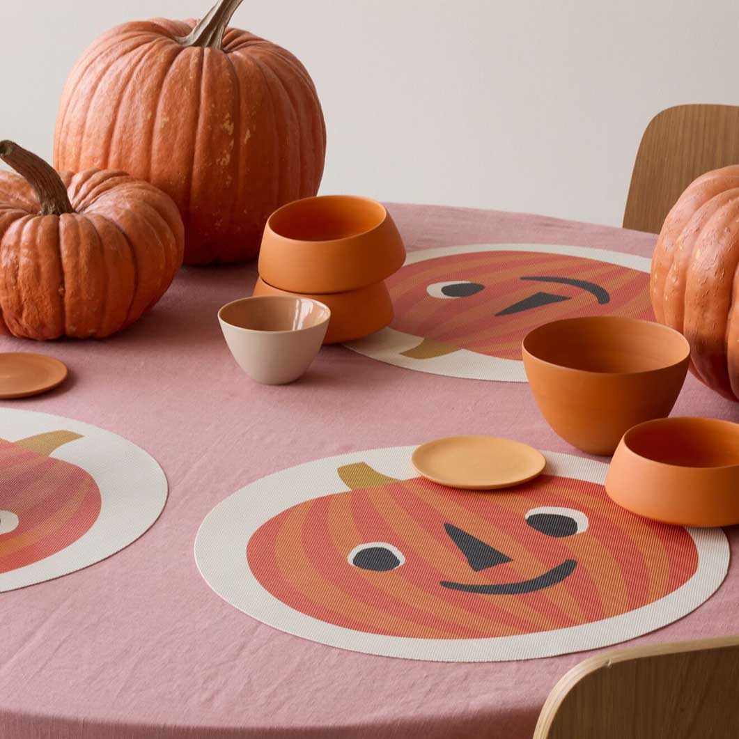Meri Meri x Chilewich �v���[�X�}�b�g Pumpkin