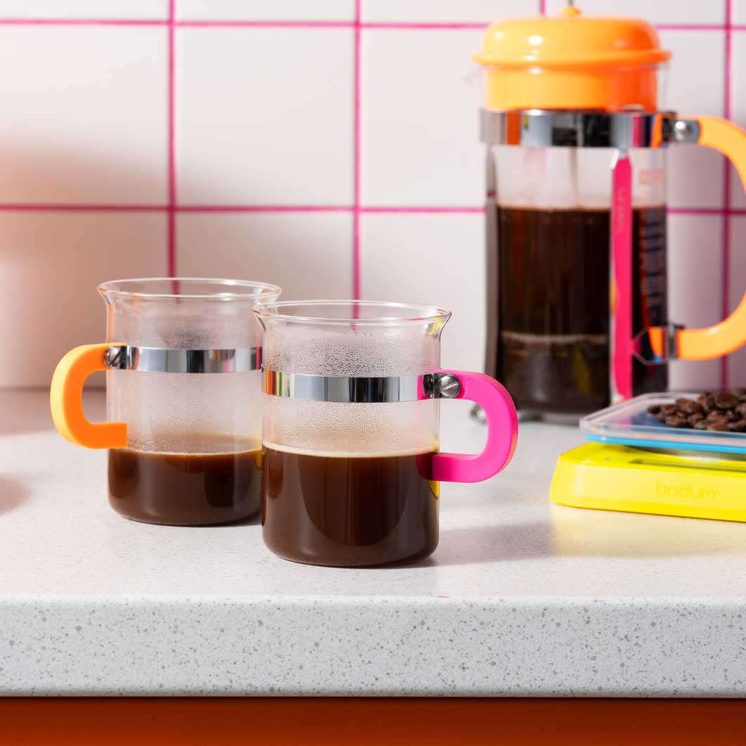 Bodum Chambord �R�[�q�[�J�b�v 2�Z�b�g �l�I���I�����W�^�s���N