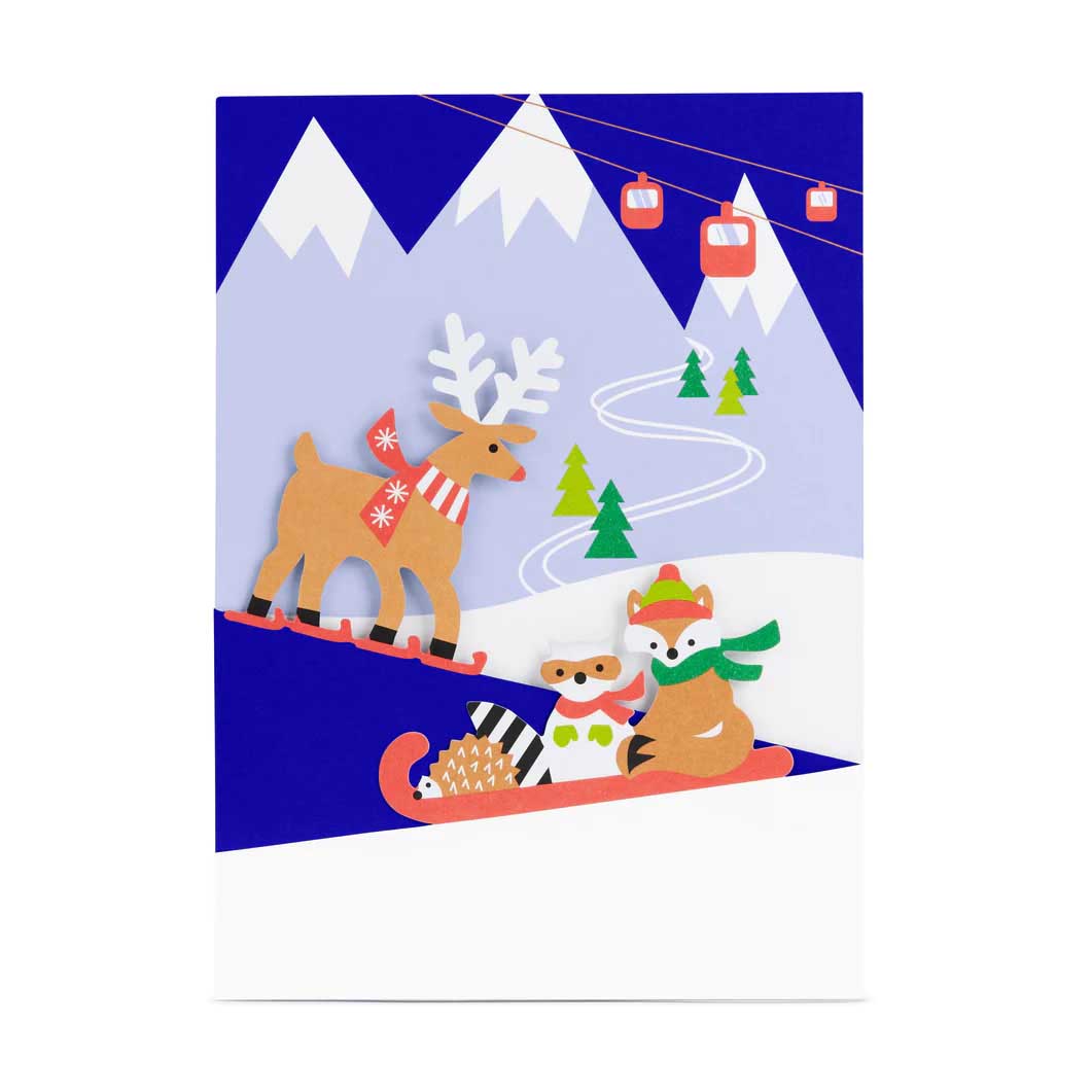 MoMA クリスマスカード2023 スキーイング フレンド（8枚セット）