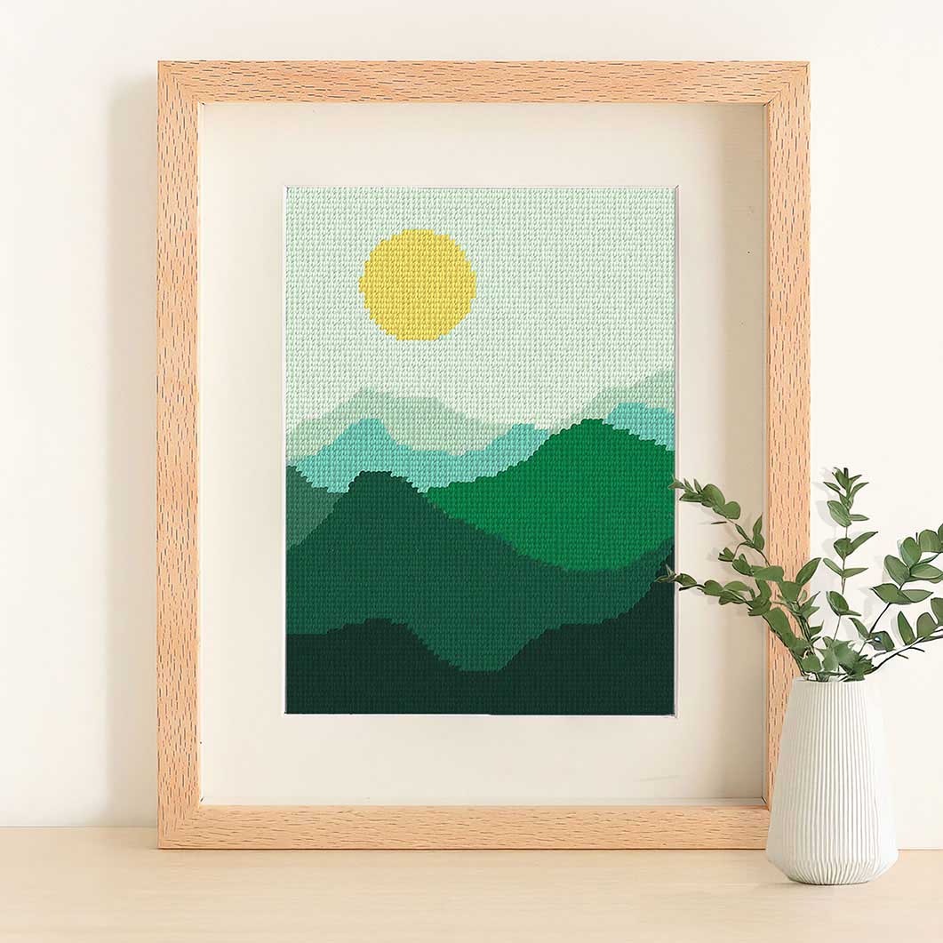 DIY �l�C�`���[ �j�[�h���|�C���g �L�b�g Green Mountains
