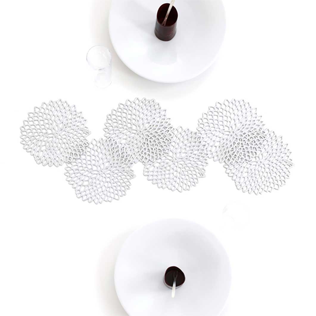 Chilewich Dahlia �R�[�X�^�[ �V���o�[