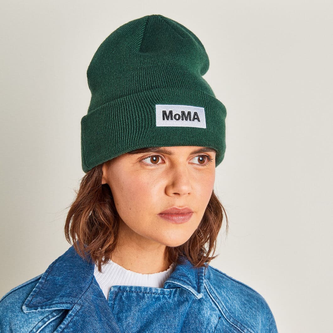 MoMA BEANIE グリーン(グリーン)：ファッション