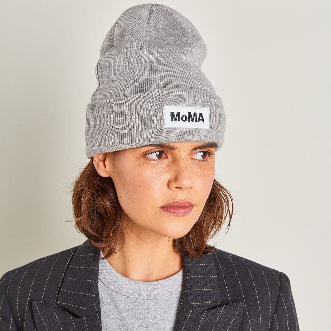 MoMA BEANIE グレー(グレー)：ファッション