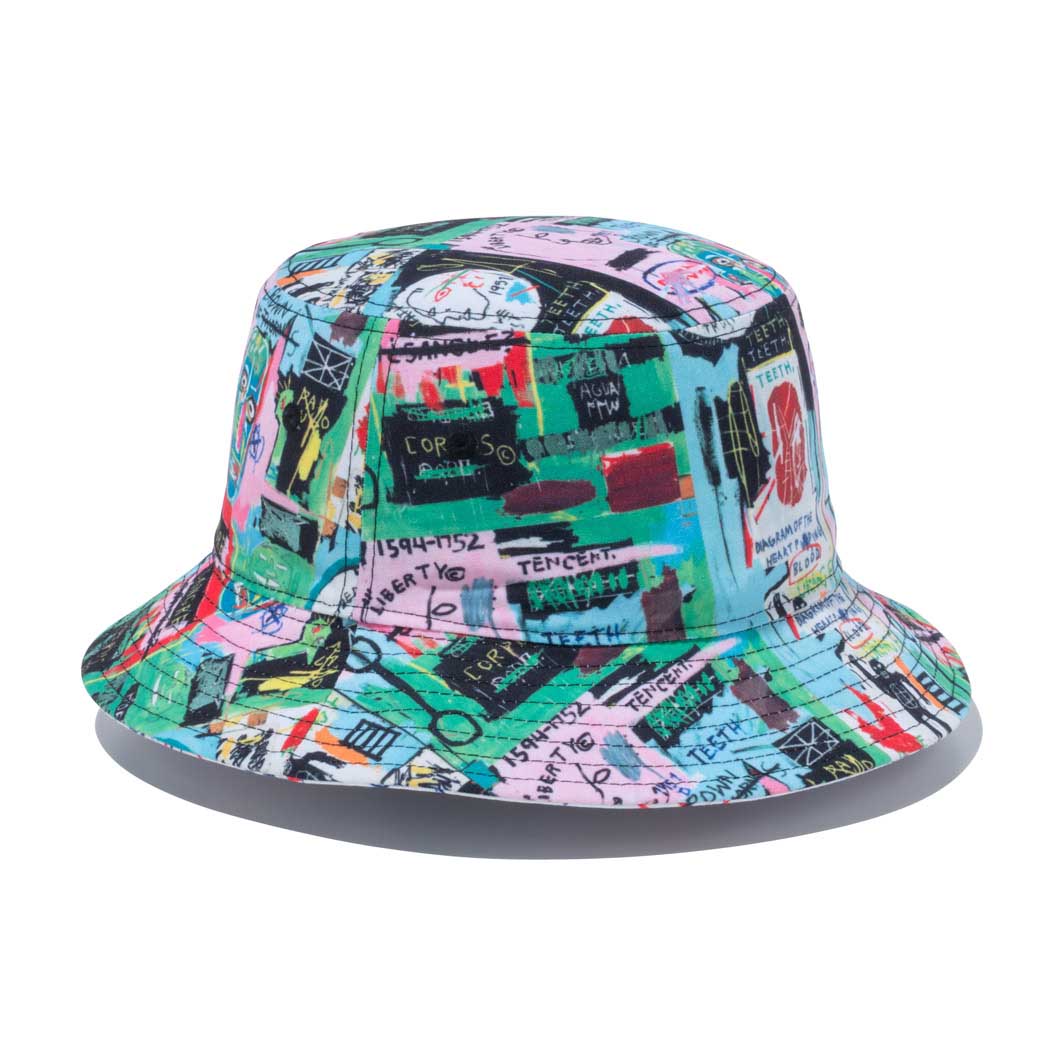 New Era Jean－Michel Basquiat リバーシブルバケットハット S／M(S／M