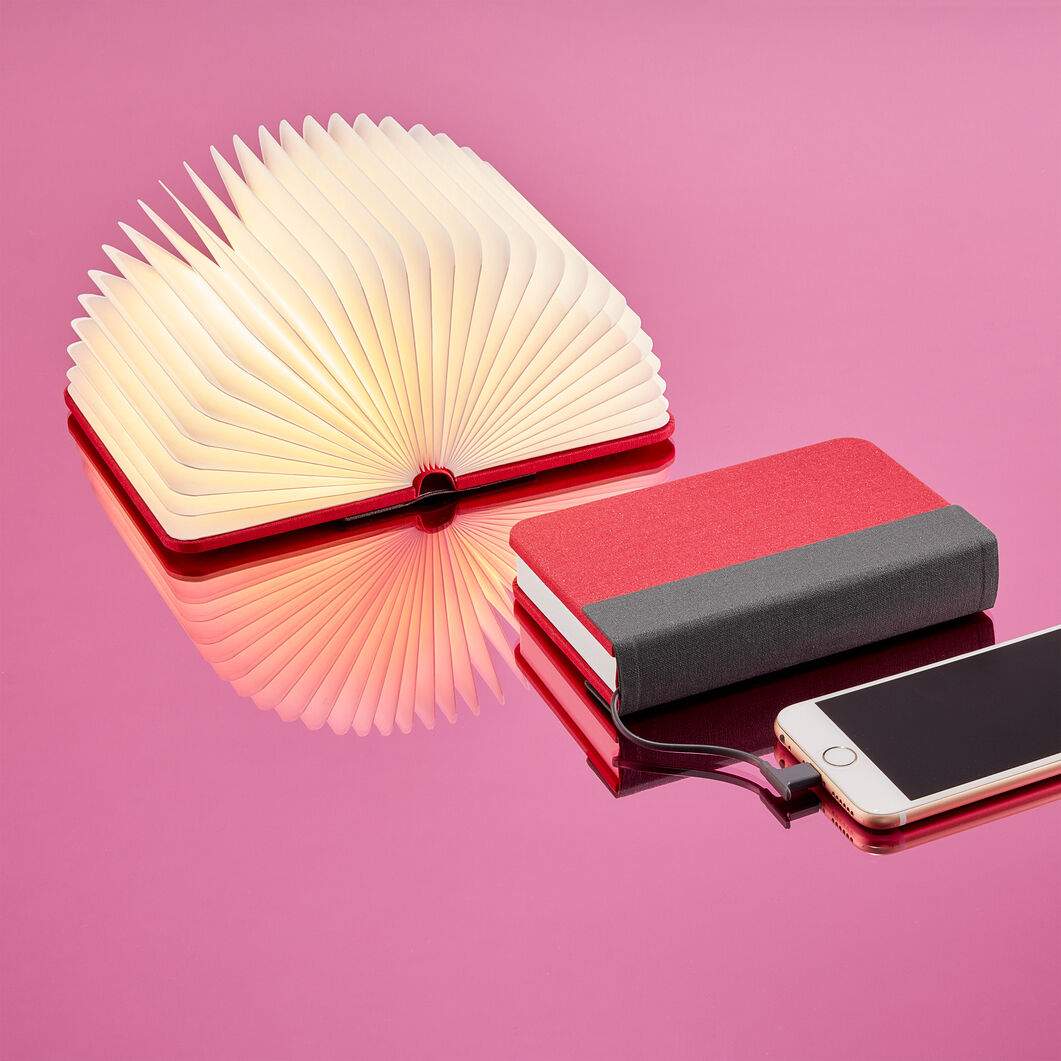 Lito Mini ブックランプ MoMA Exclusive グレー/レッド