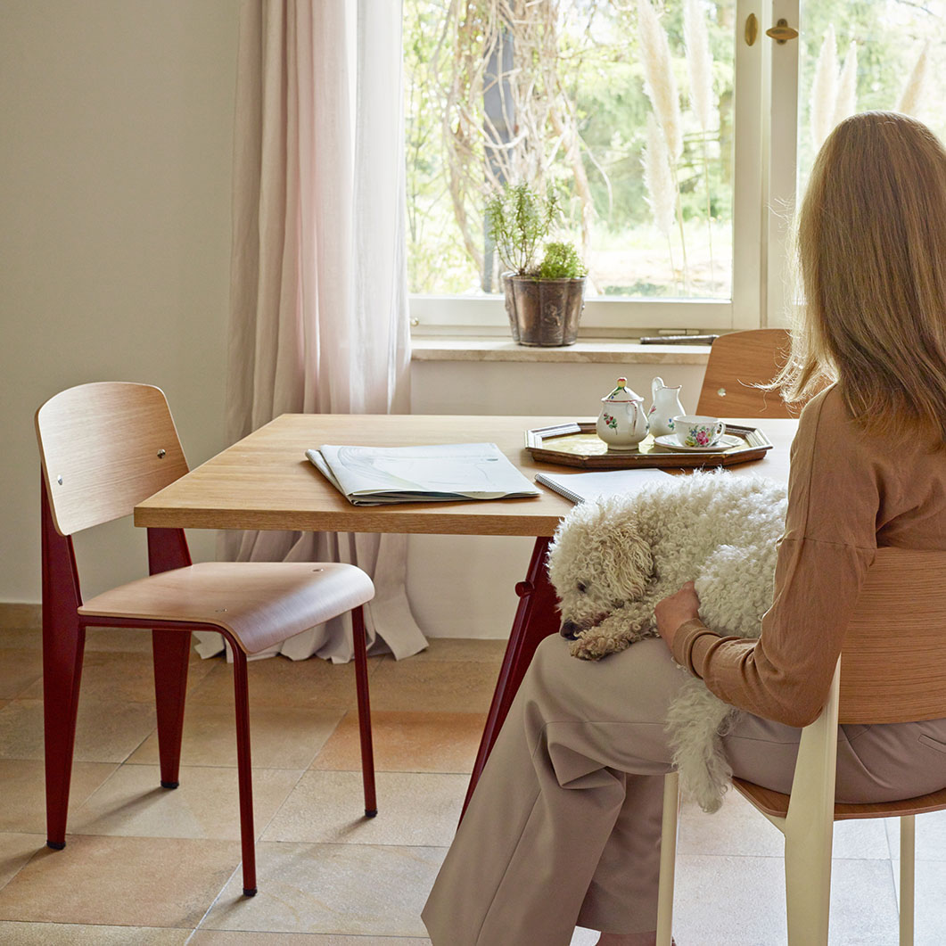 Vitra Prouve �X�^���_�[�h �`�F�A �i�`�������I�[�N x �W���p�j�[�Y���b�h