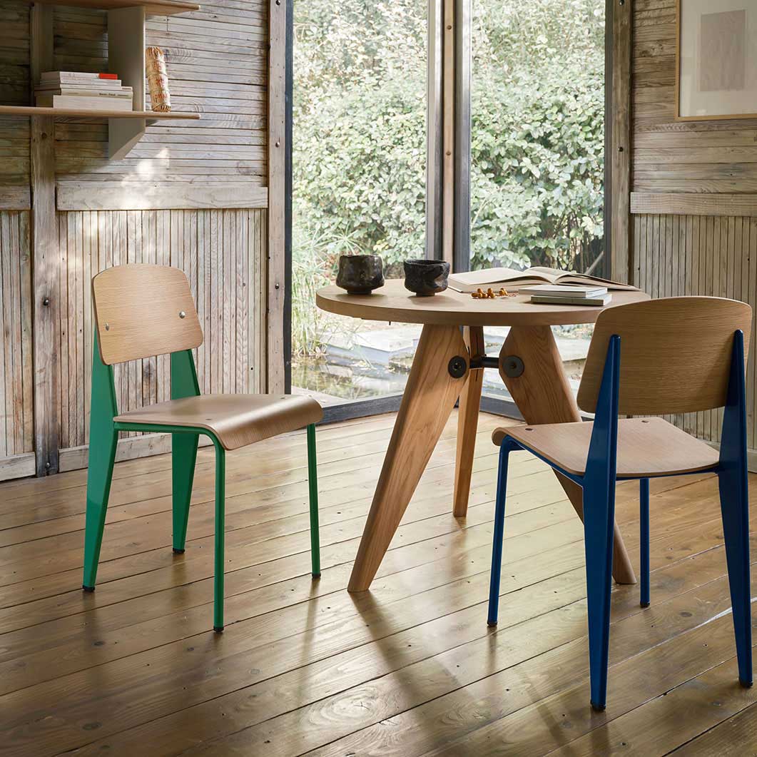 Vitra Prouve �X�^���_�[�h �`�F�A �i�`�������I�[�N x �u�����F�[��