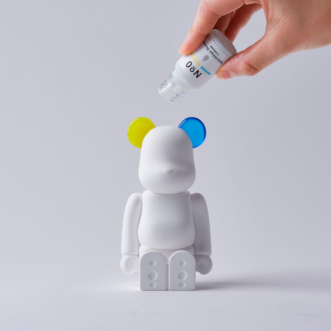 BERBRICK AROMA ORNAMENT No.0 COLOR W]DOUBLE] YELLOW BLUE