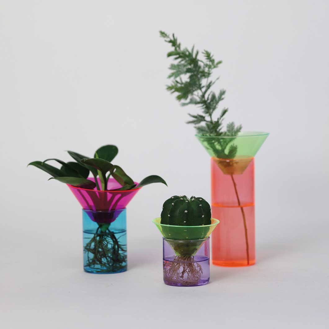 Neon Glass Vase �~�f�B�A��
