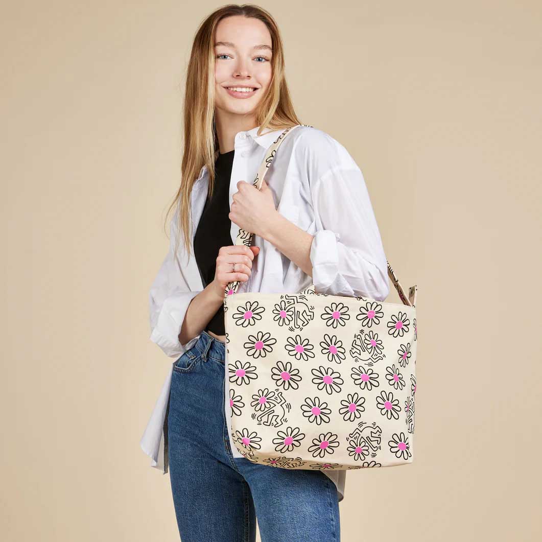 Baggu z]^ _bNobO Keith Haring Flower