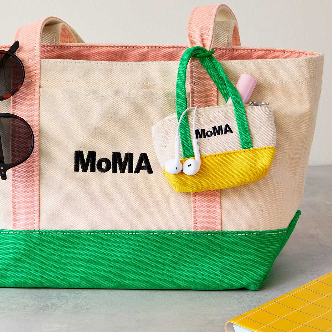 Baggu MoMA �g�[�g �`���[�� �O���[���^�C�G���[