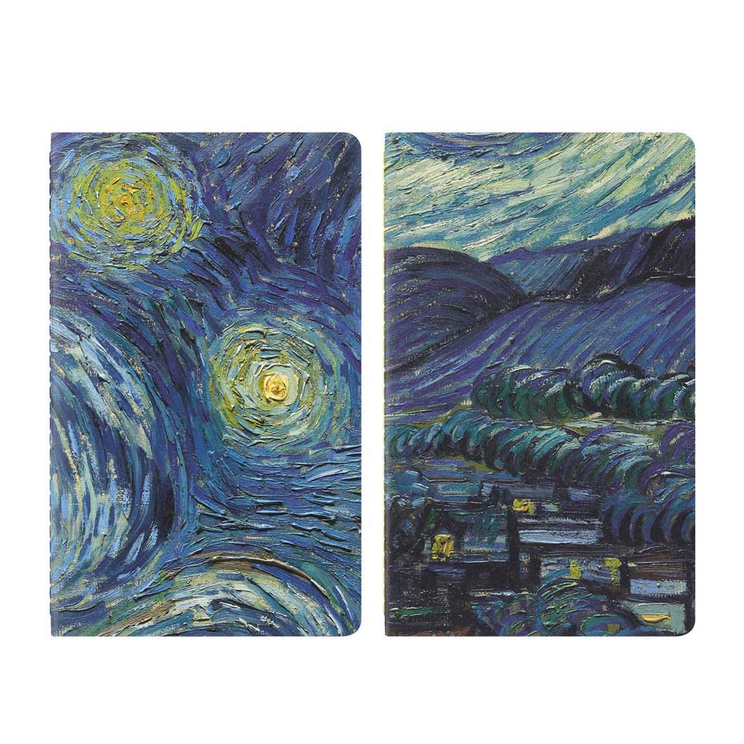 Moleskine x MoMA The Starry Night �J�C�G �m�[�g�u�b�N ���[�W 2���Z�b�g