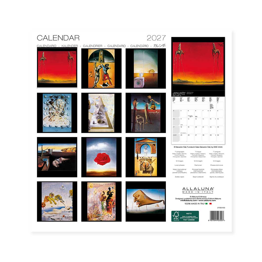 Salvador Dali �E�H�[�� �J�����_�[ 2027