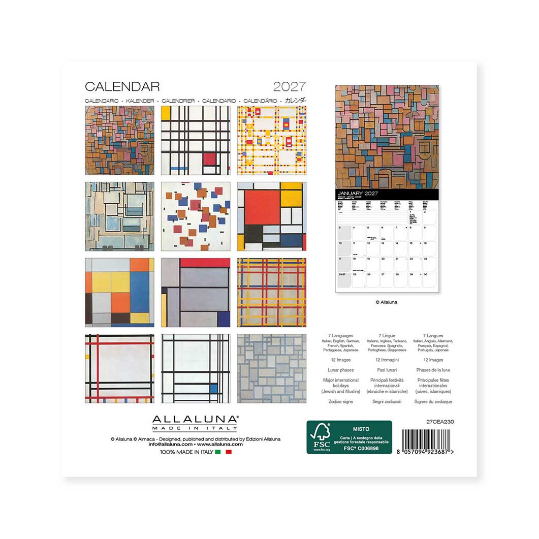 Piet Mondrian �~�j �J�����_�[ 2027