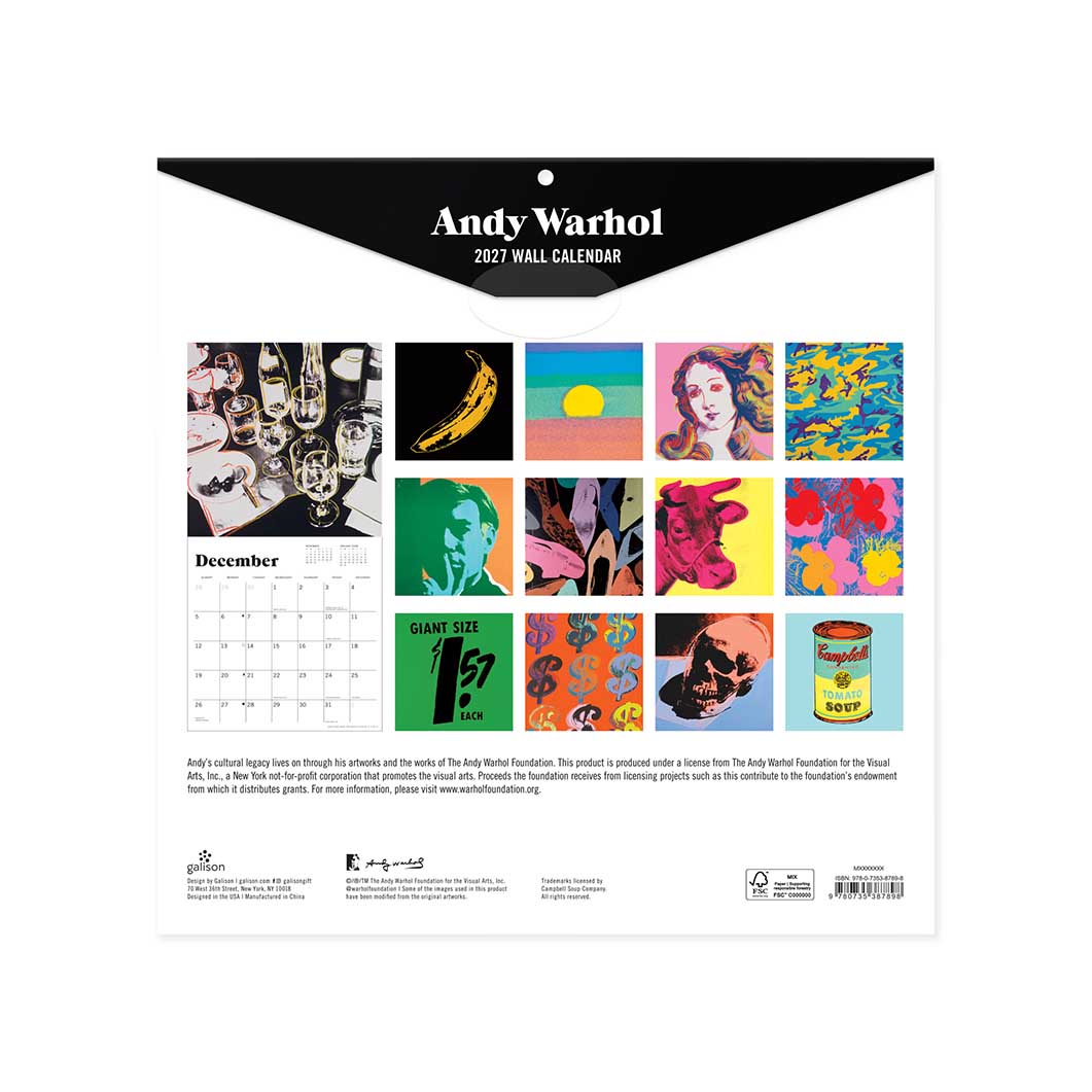 Andy Warhol �E�H�[�� �J�����_�[ 2027