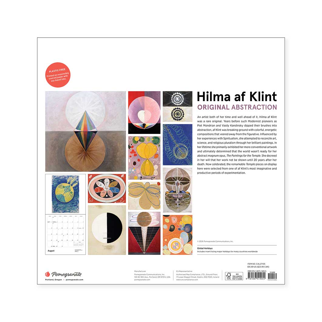 Hilma af Klint �E�H�[�� �J�����_�[ 2027