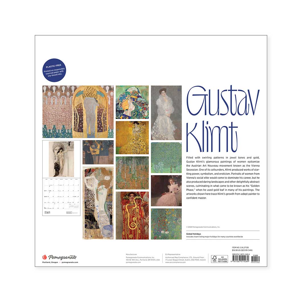 Gustav Klimt �E�H�[�� �J�����_�[ 2027