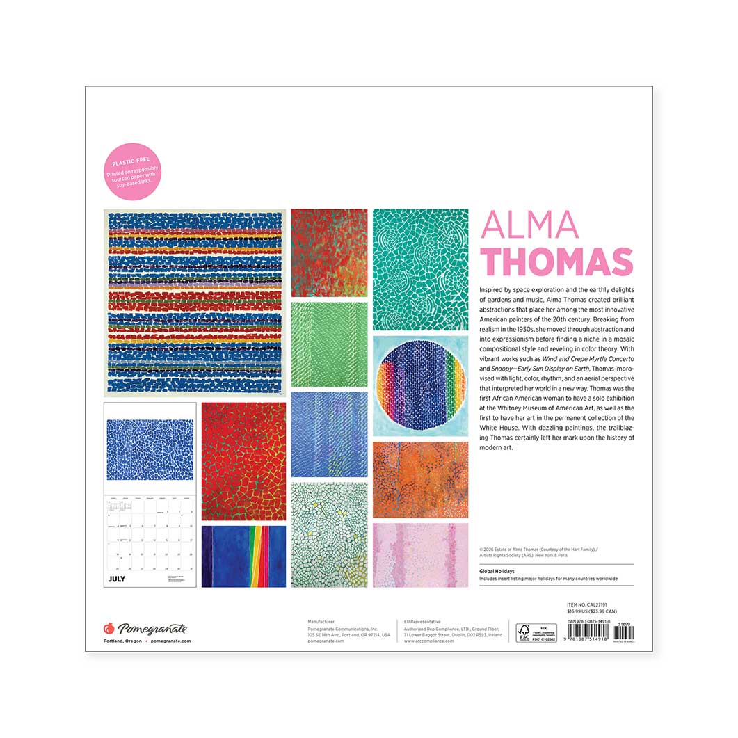 Alma Thomas �E�H�[�� �J�����_�[ 2027