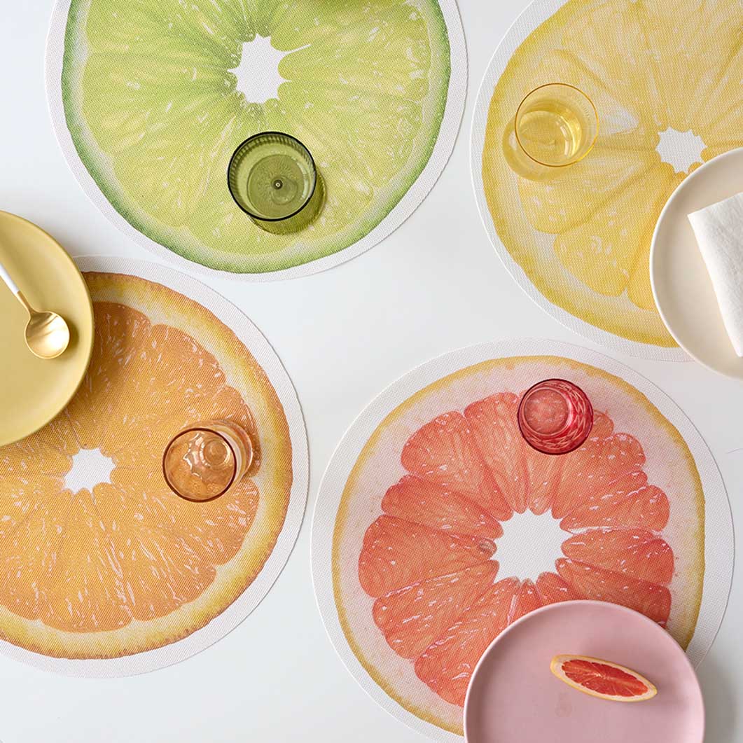 Chilewich Citrus �v���[�X�}�b�g �O���[�v�t���[�c