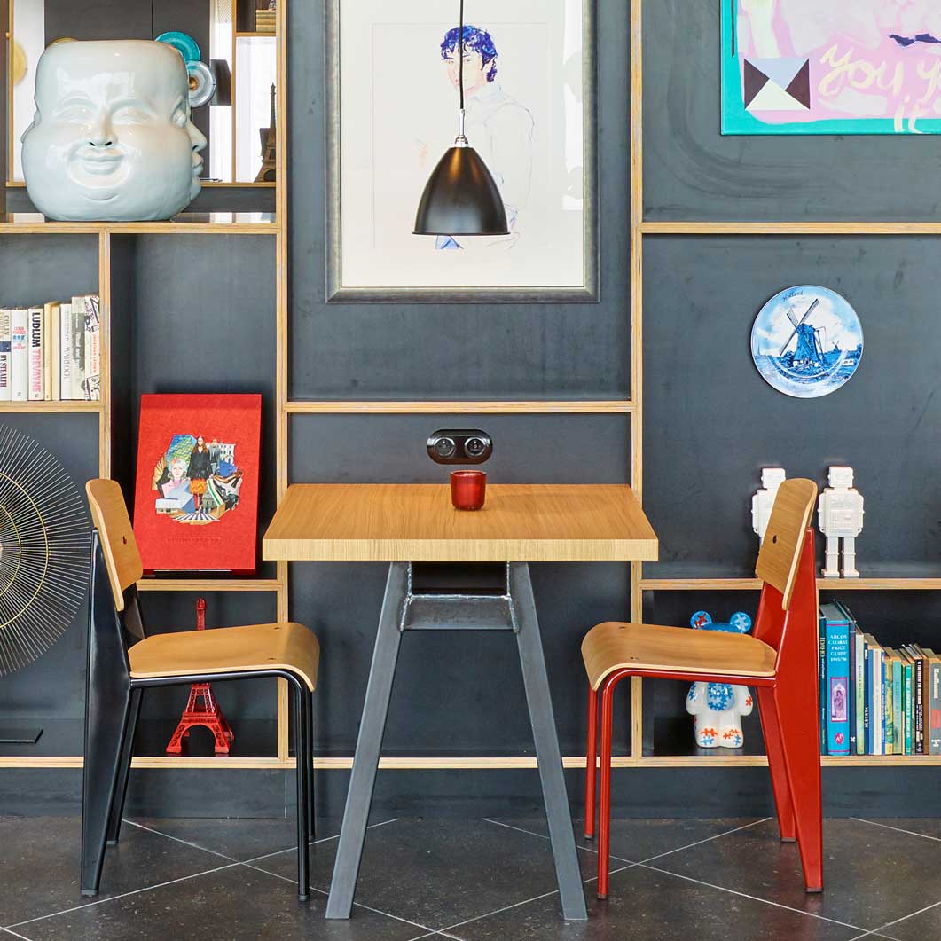 Vitra Prouve �X�^���_�[�h �`�F�A �i�`�������I�[�N x �f�B�[�v�u���b�N