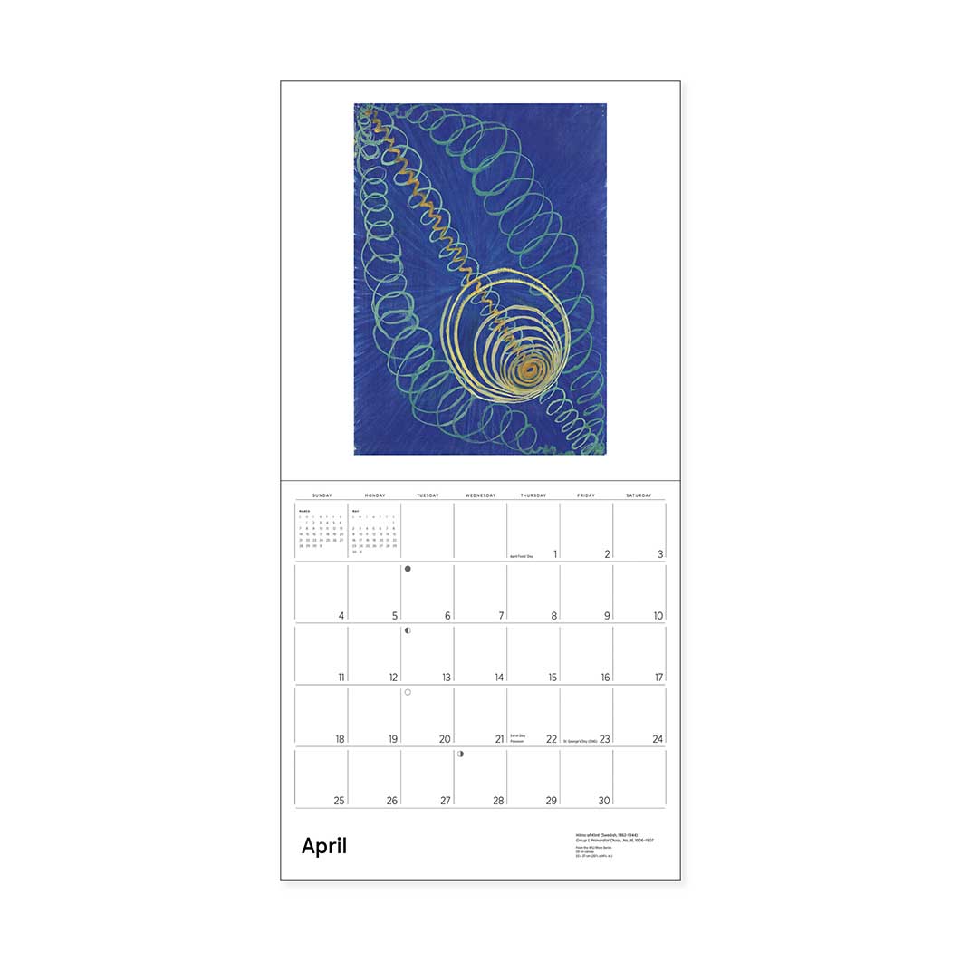 Hilma af Klint �E�H�[�� �J�����_�[ 2027