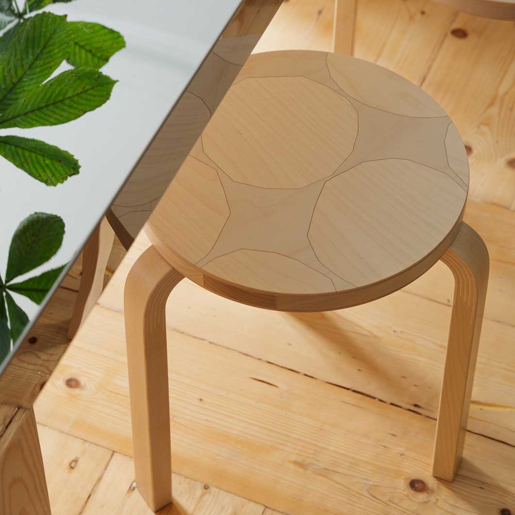 Artek Aalto Marimekko �X�c�[�� 60 �L���F�b�g