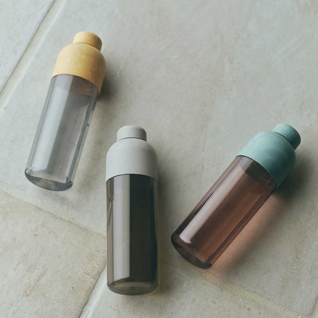 Water Bottle Mustard x Gray