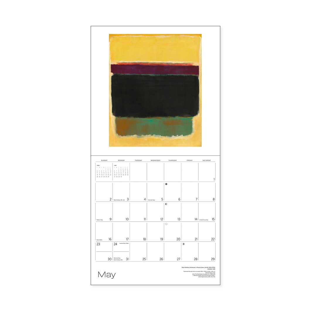 Mark Rothko �E�H�[�� �J�����_�[ 2027
